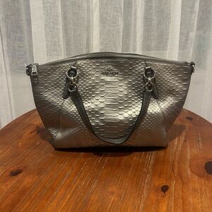 COACH Kelsey Python Embossed Leather Bag